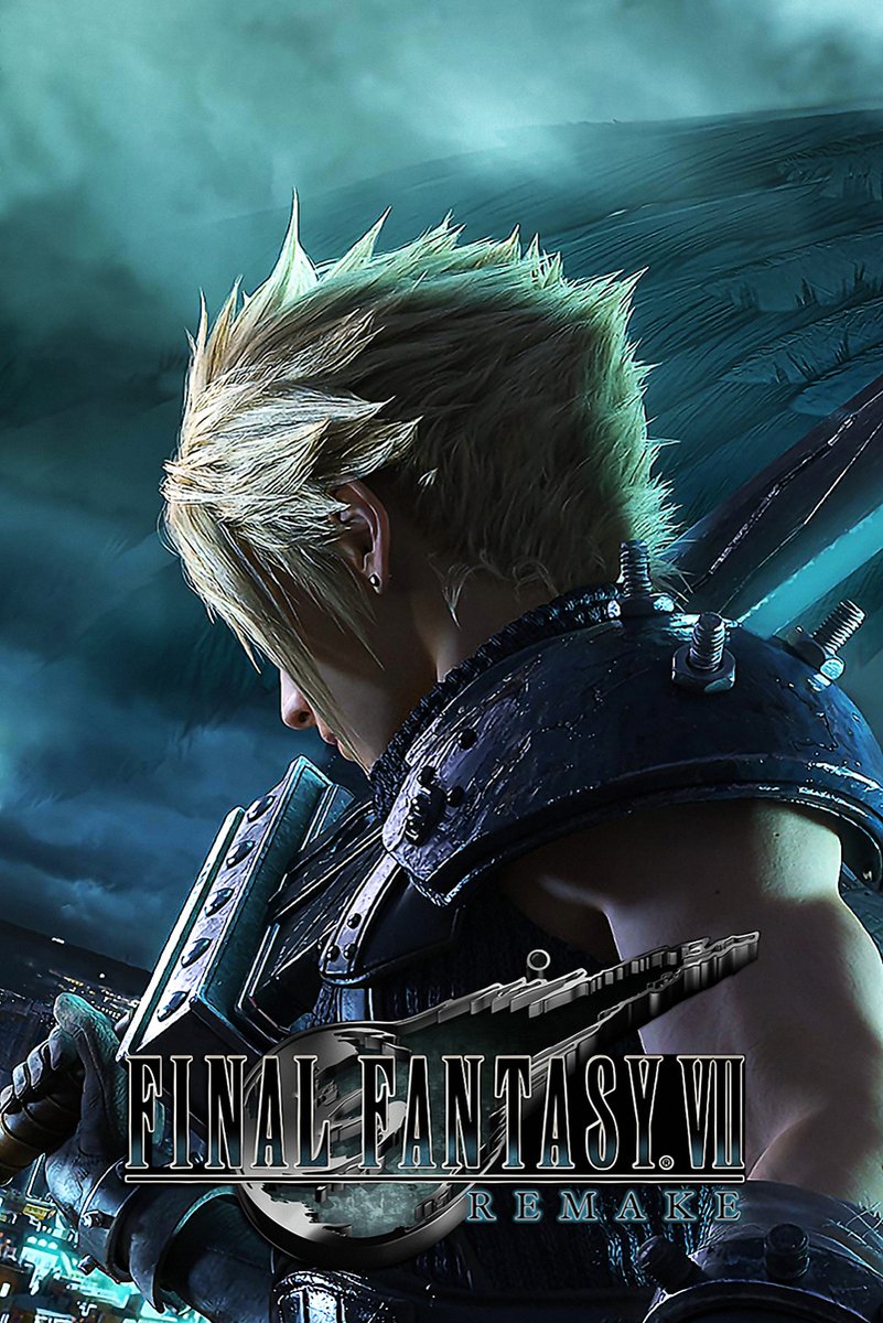 Cloud Strife Final Fantasy VII Remake Decorative Painting (paper and canvas) art poster printing print