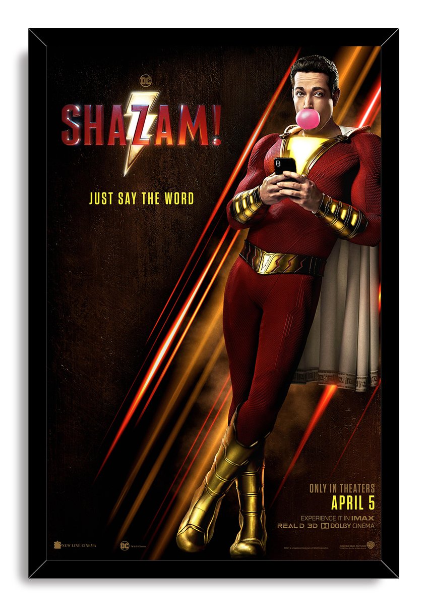 Shazam Movie Decorative Painting (paper and canvas) art poster printing print