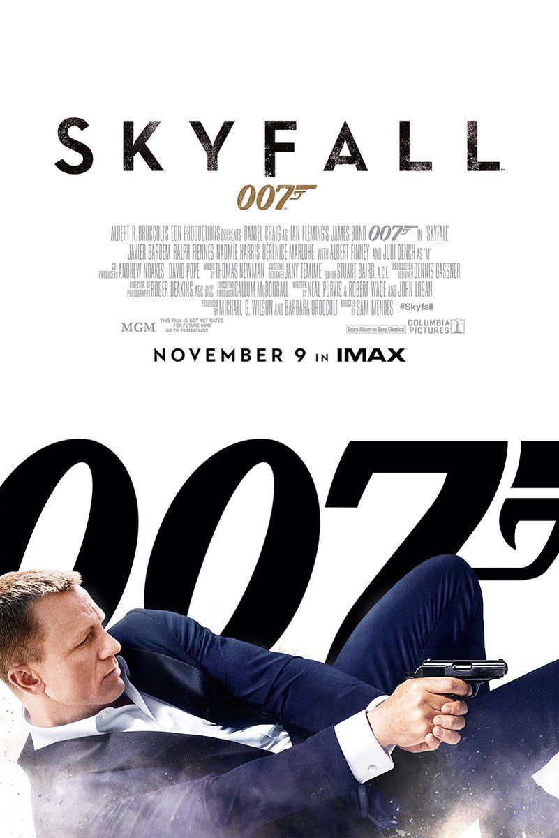 Daniel Craig James Bond Skyfall Movie Decorative Painting (paper and canvas) art poster printing print