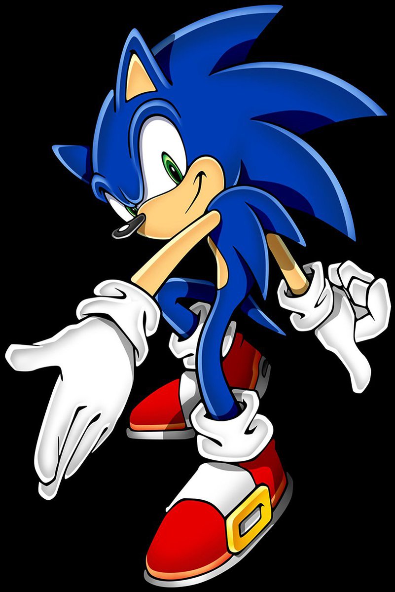 Sonic the Hedgehog Decorative Painting (paper and canvas) art poster printing print