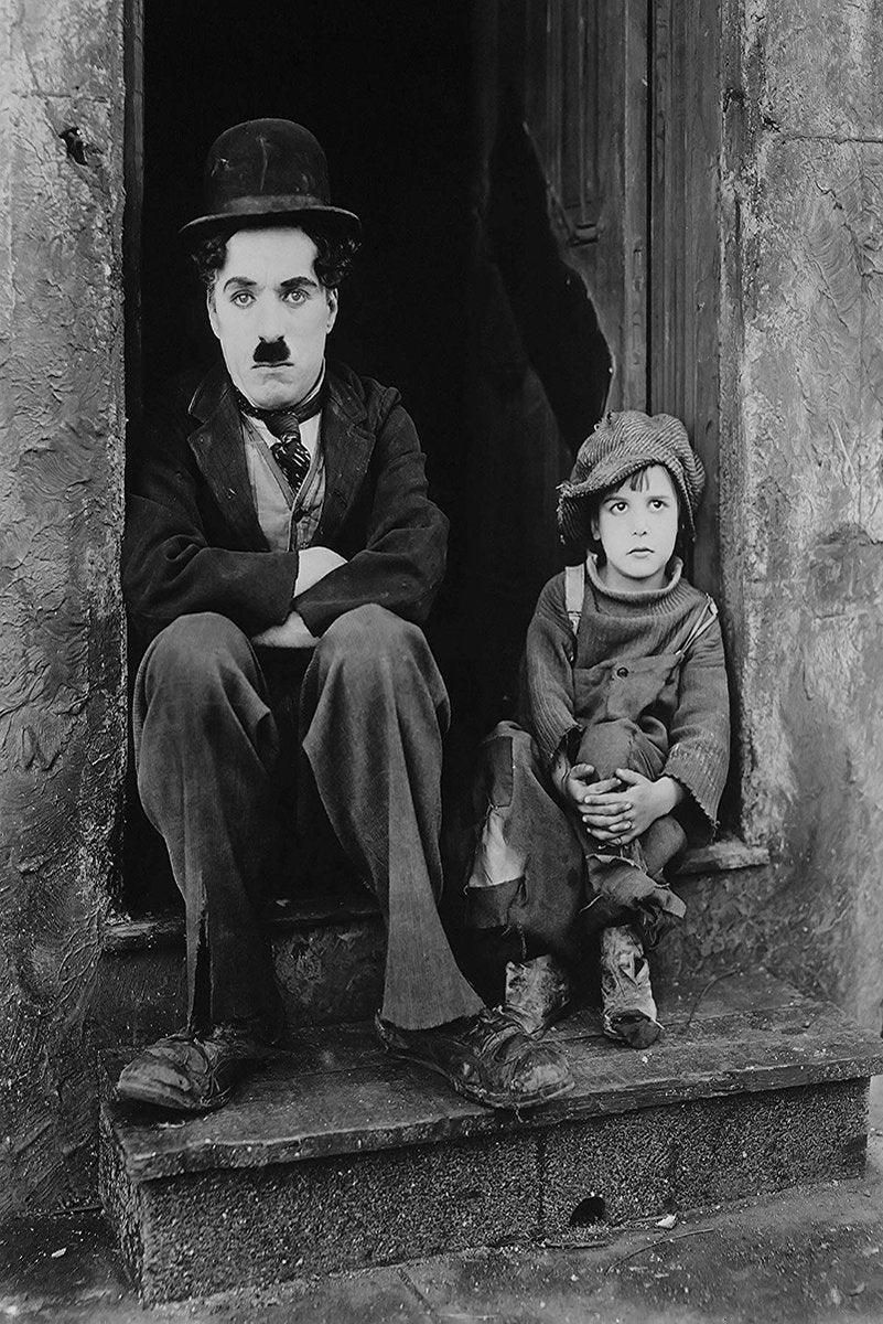 Charlie Chaplin The Kid Decorative Painting (paper and canvas) art poster printing print