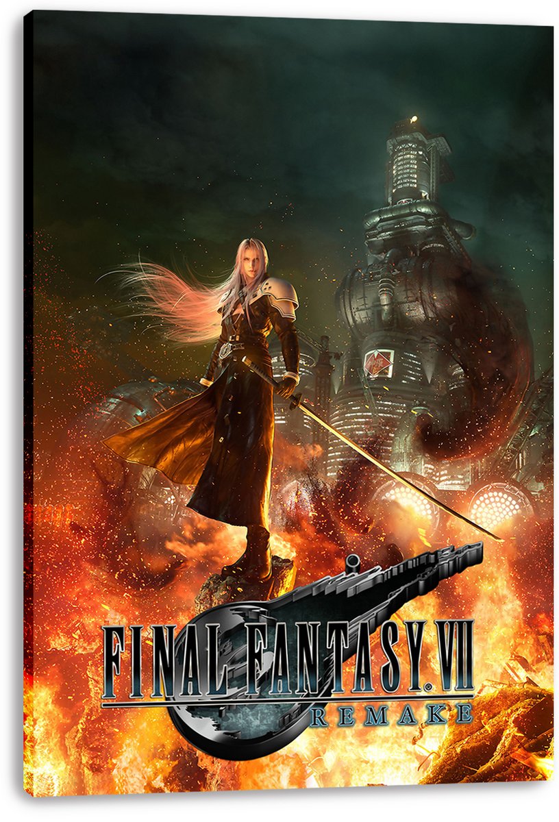 Final Fantasy VII Remake Sephiroth Decorative Painting (paper and canvas) art poster printing print