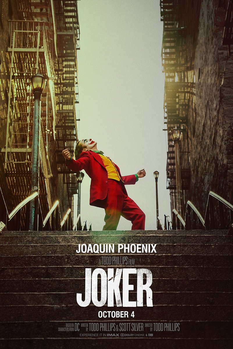 Joker Movie Decorative Painting (paper and canvas) art poster printing print