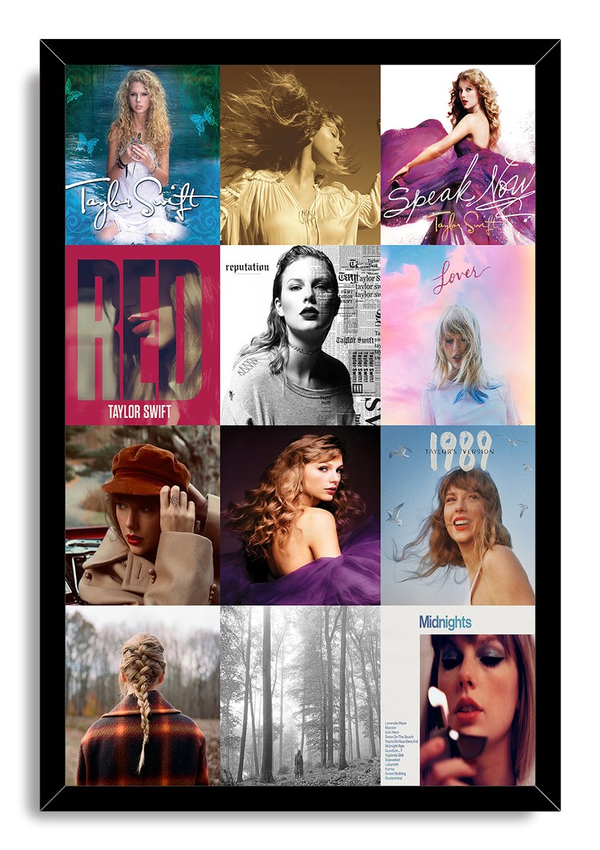 Taylor Swift Album Covers Decorative Painting (paper and canvas) art poster printing print