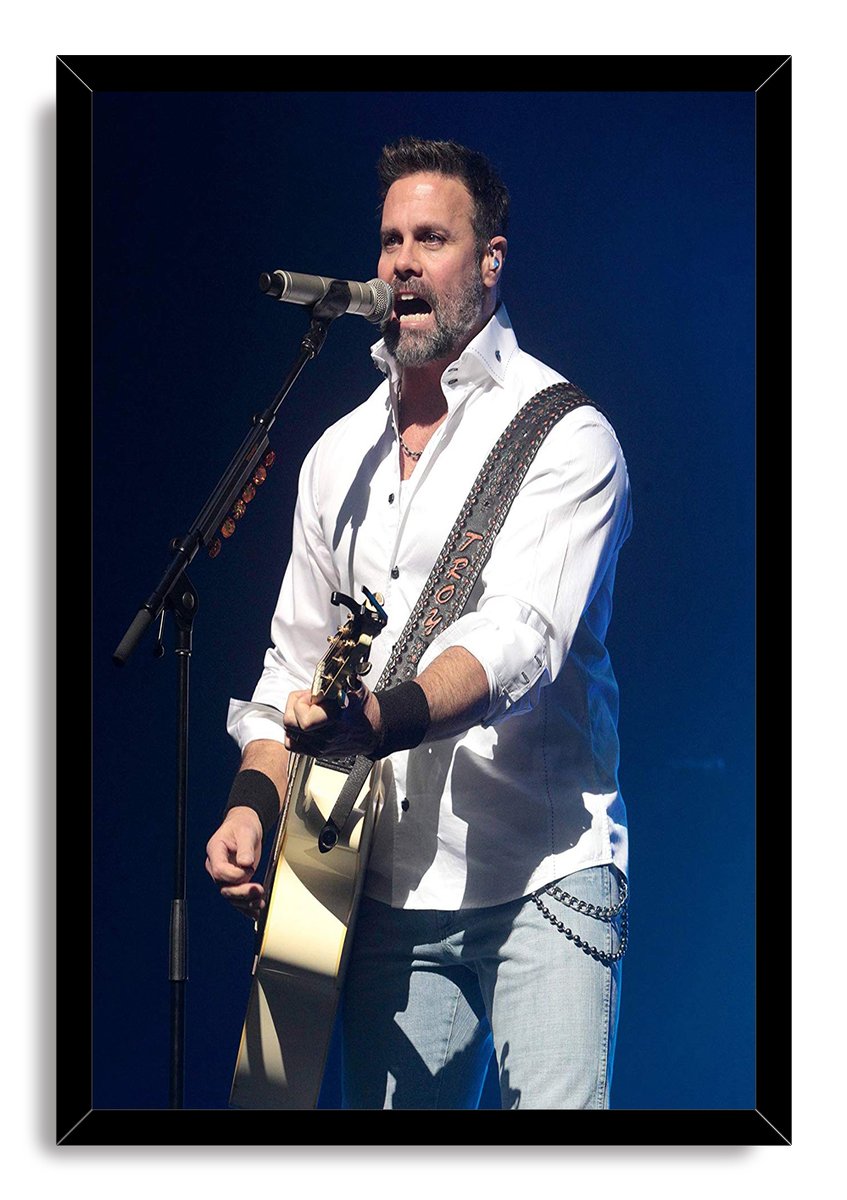 Male Singer Performing Decorative Painting (paper and canvas) art poster printing print