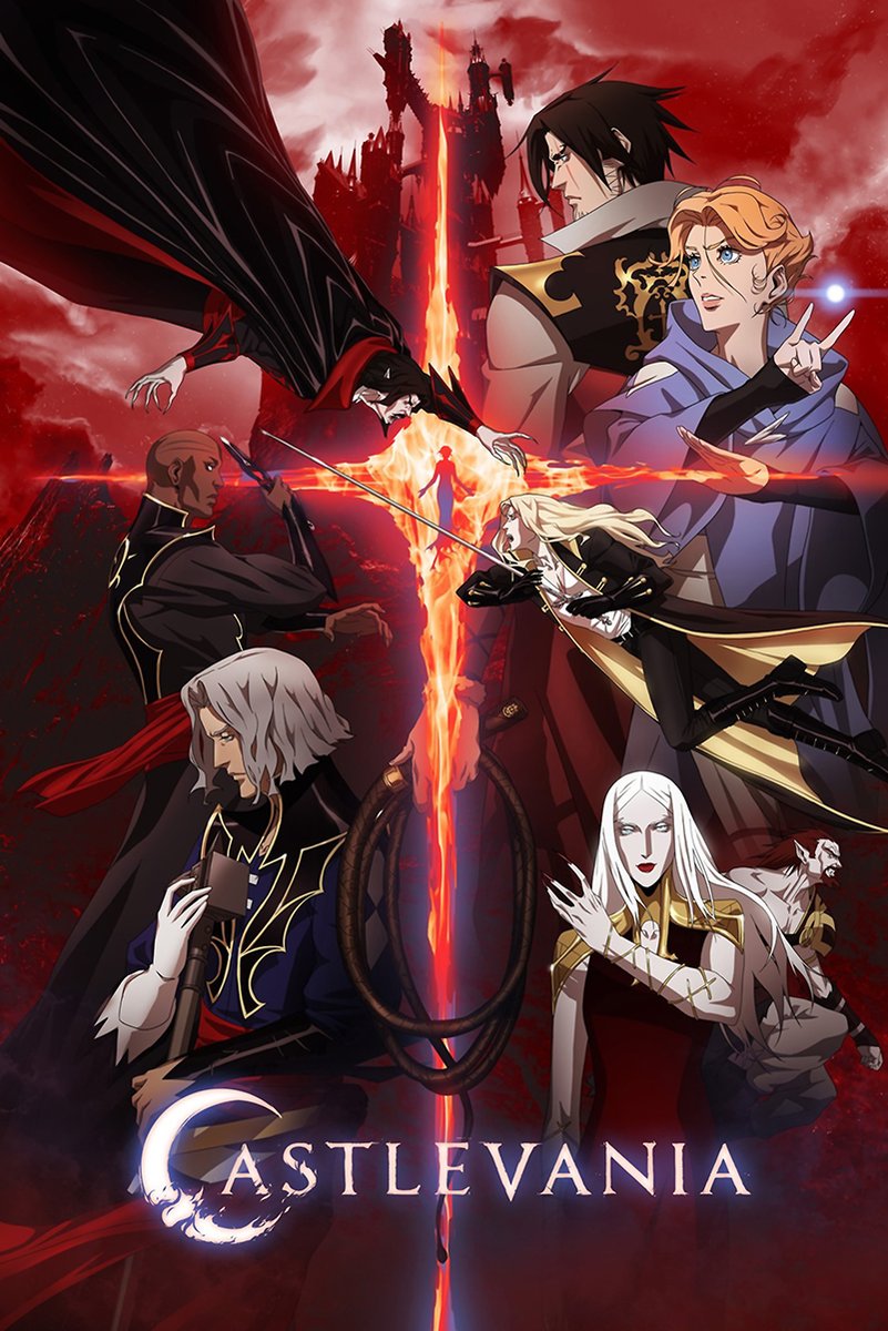 Castlevania Anime Series Decorative Painting (paper and canvas) art poster printing print