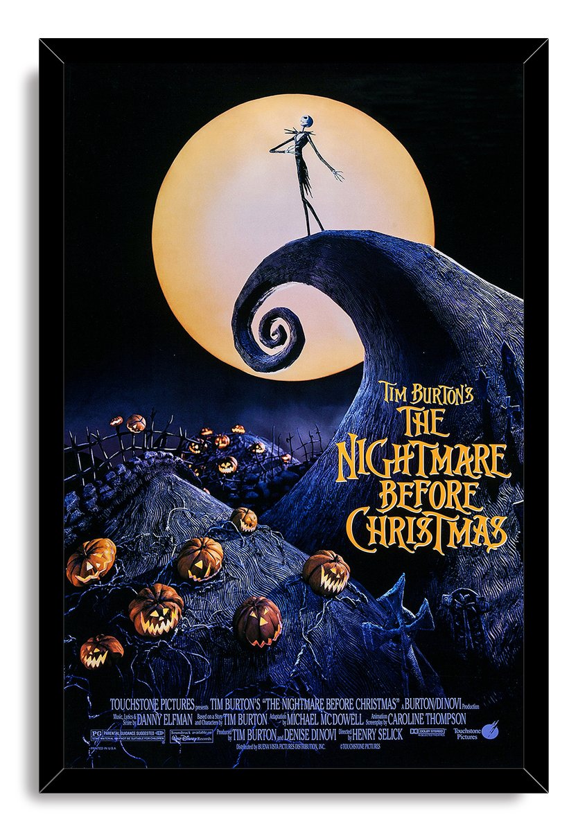 Jack Skellington The Nightmare Before Christmas Decorative Painting (paper and canvas) art poster printing print