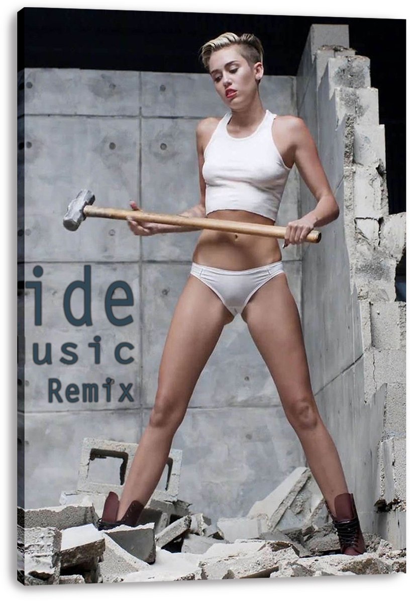 Miley Cyrus Decorative Painting (paper and canvas) art poster printing print