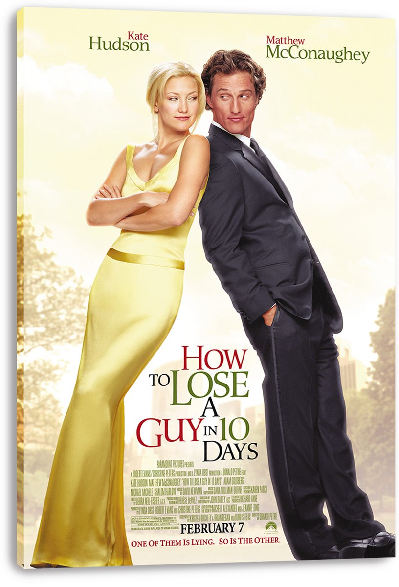 How to Lose a Guy in 10 Days Movie Poster Decorative Painting (paper and canvas) art poster printing print