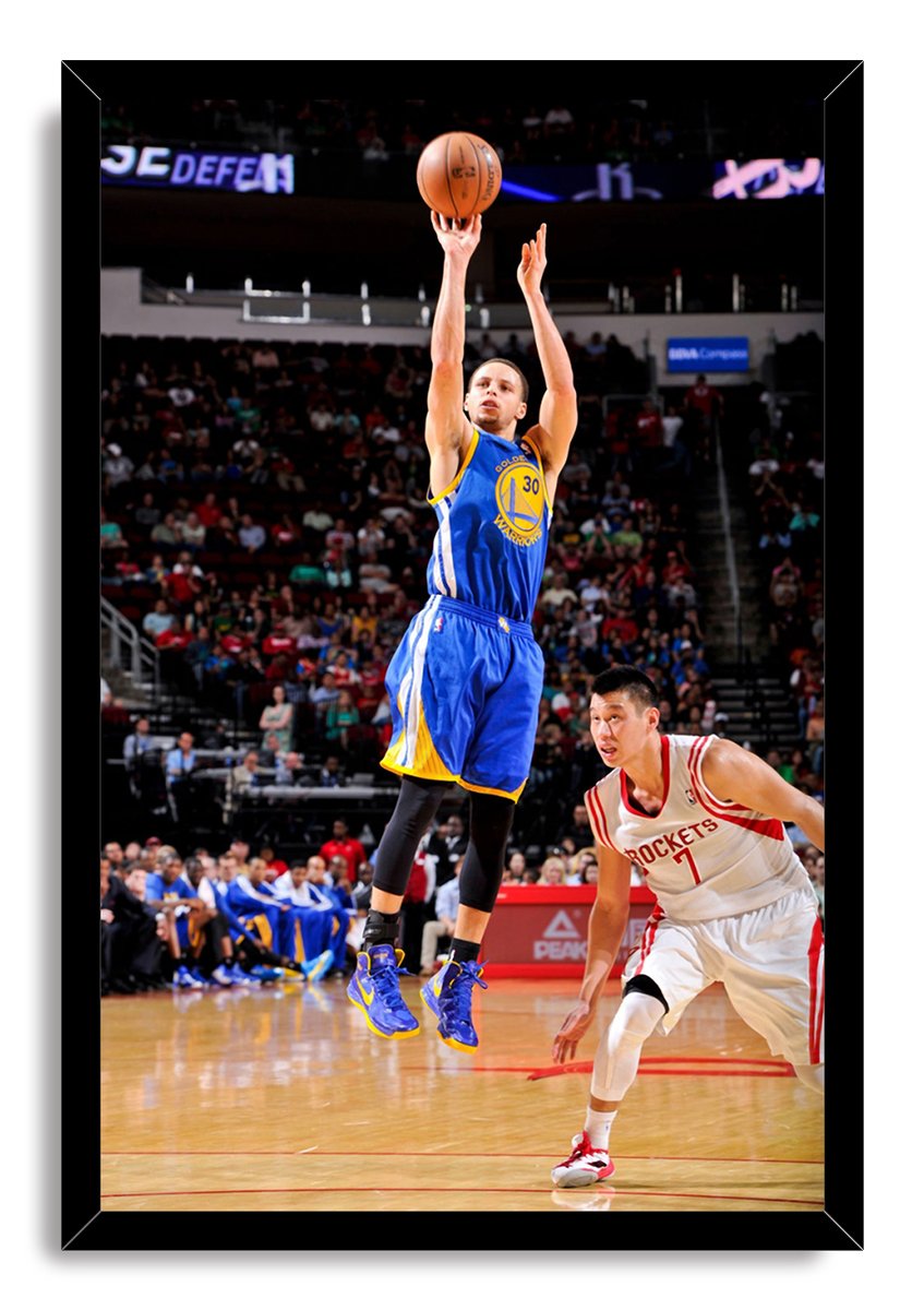 Stephen Curry Basketball Shot Decorative Painting (paper and canvas) art poster printing print