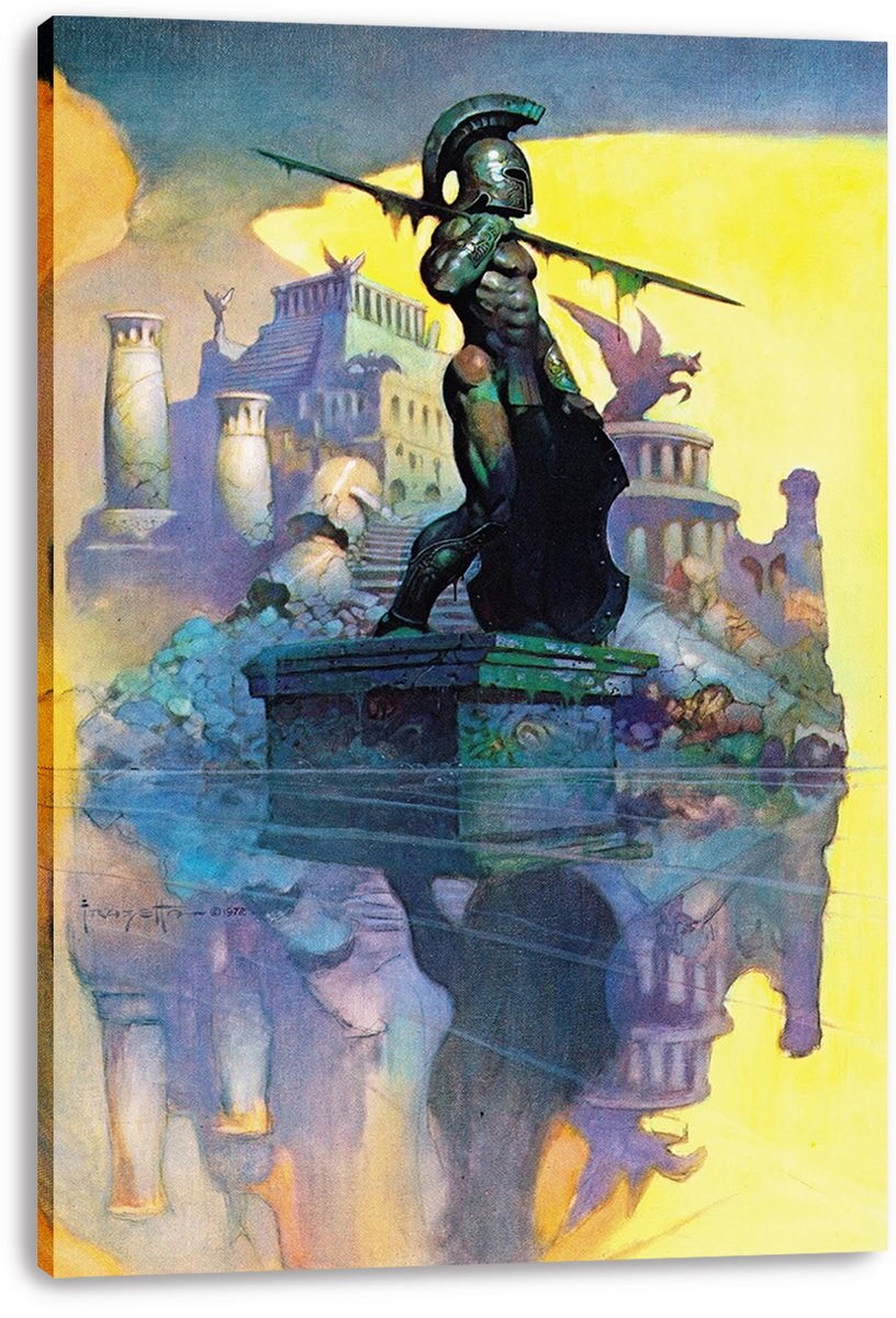Spartan Warrior Decorative Painting (paper and canvas) art poster printing print
