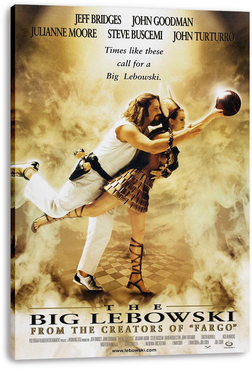 The Big Lebowski Movie Poster Decorative Painting (paper and canvas) art poster printing print