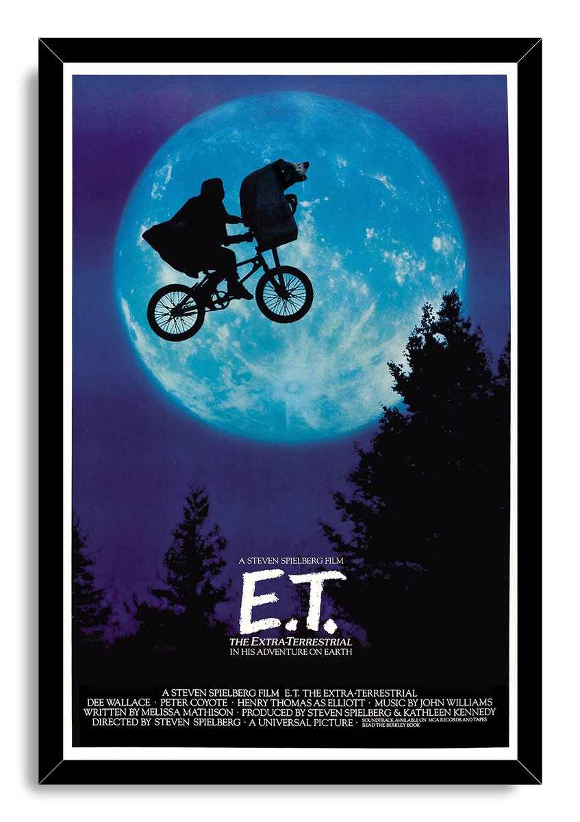 E.T. The Extra-Terrestrial Movie Poster Decorative Painting (paper and canvas) art poster printing print