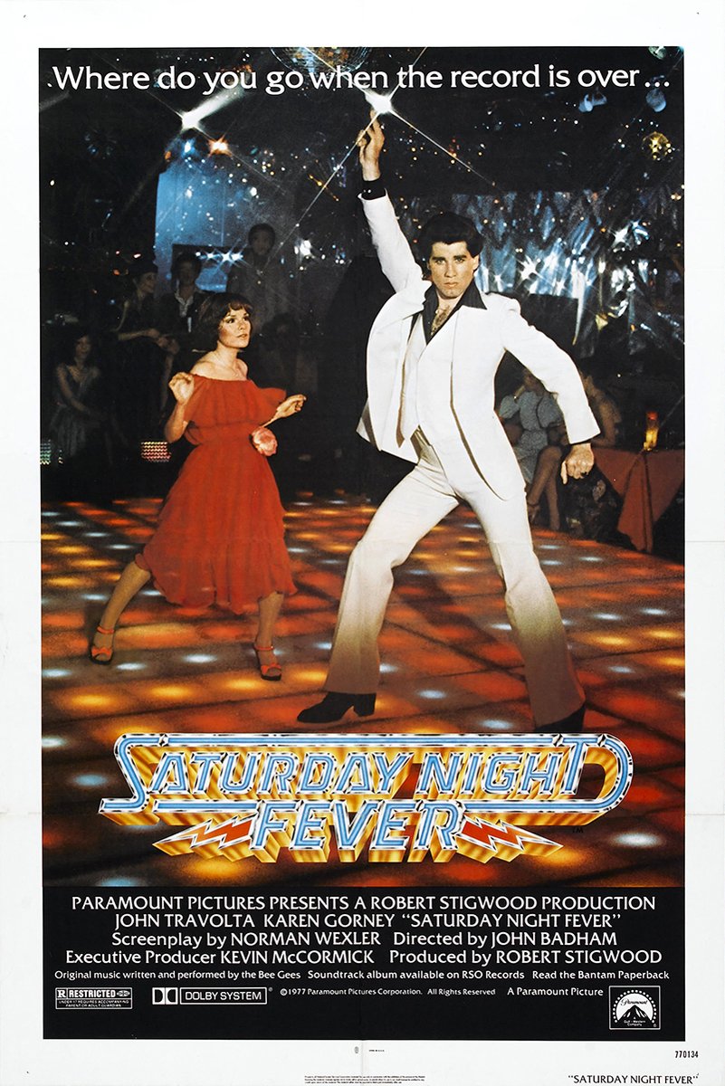 Saturday Night Fever Movie Poster Decorative Painting (paper and canvas) art poster printing print