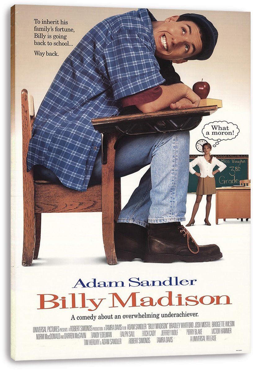Billy Madison Adam Sandler Decorative Painting (paper and canvas) art poster printing print