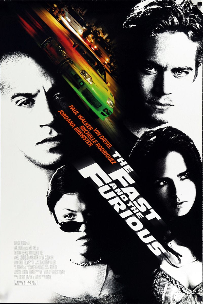 The Fast and the Furious Movie Decorative Painting (paper and canvas) art poster printing print
