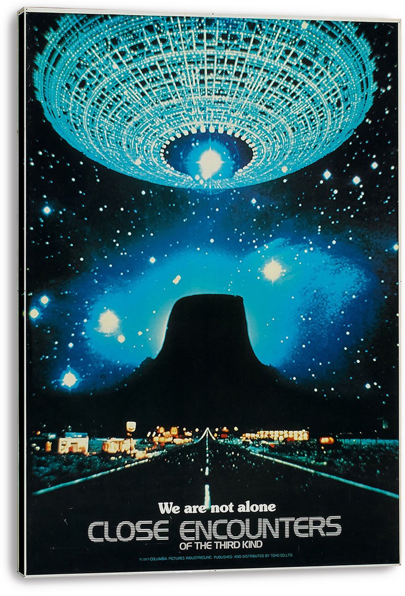 Close Encounters of the Third Kind Decorative Painting (paper and canvas) art poster printing print