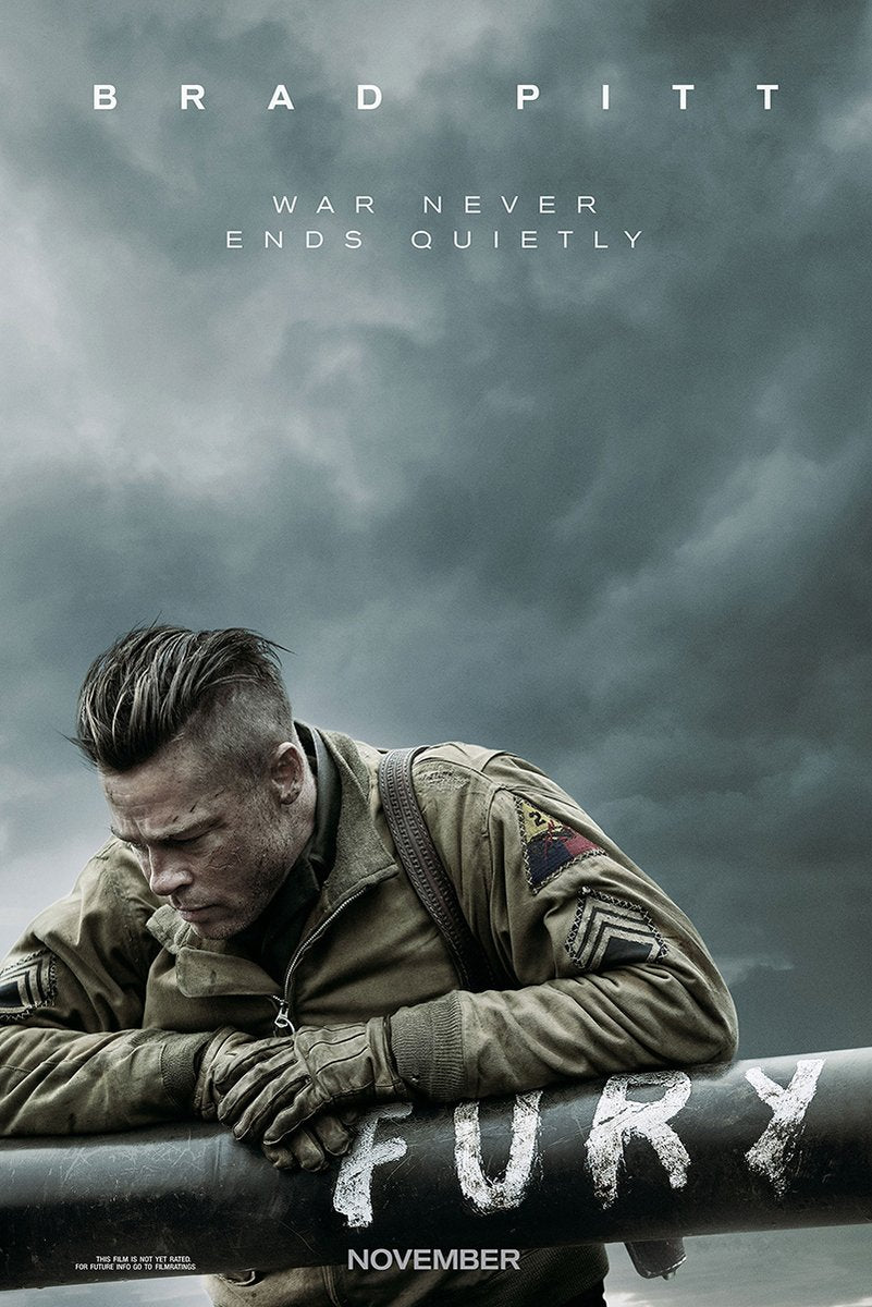 Fury Movie Poster Decorative Painting (paper and canvas) art poster printing print