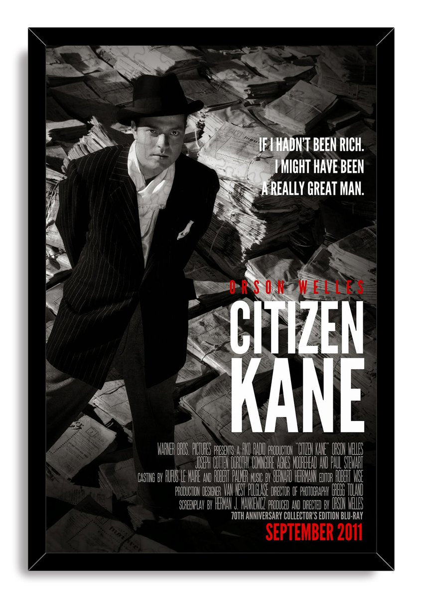 Orson Welles Citizen Kane Decorative Painting (paper and canvas) art poster printing print