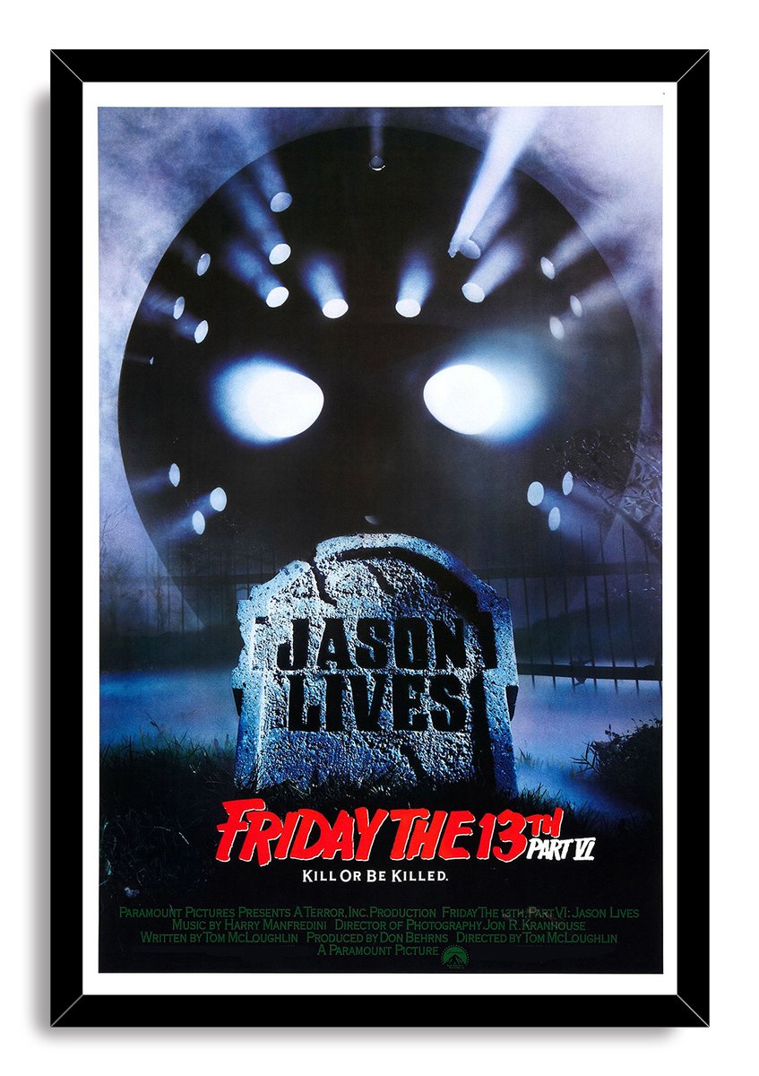 Jason Voorhees Friday the 13th Jason Lives Horror Decorative Painting (paper and canvas) art poster printing print