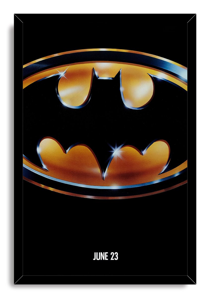 Batman 1989 Logo Decorative Painting (paper and canvas) art poster printing print