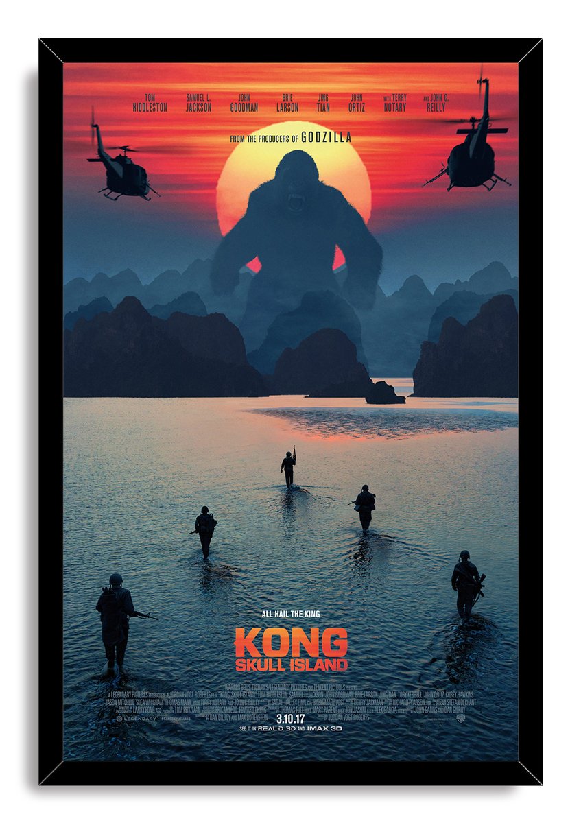 Kong: Skull Island Movie Decorative Painting (paper and canvas) art poster printing print