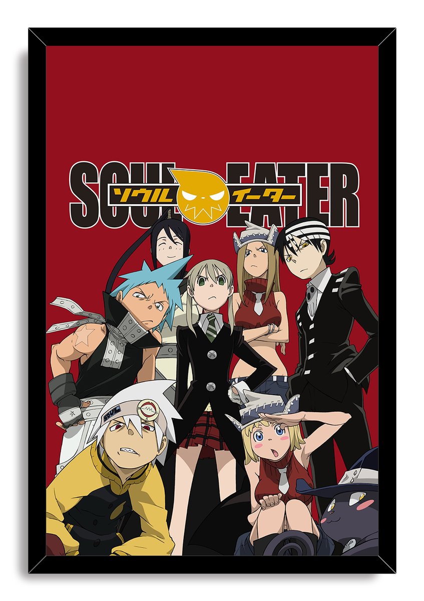 Soul Eater Anime Main Characters Decorative Painting (paper and canvas) art poster printing print