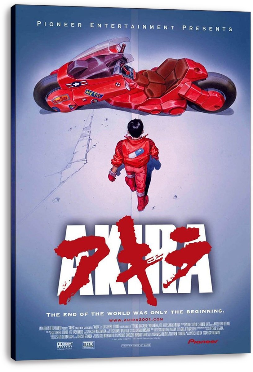 Akira Kaneda & Bike Anime Movie Poster Decorative Painting (paper and canvas) art poster printing print