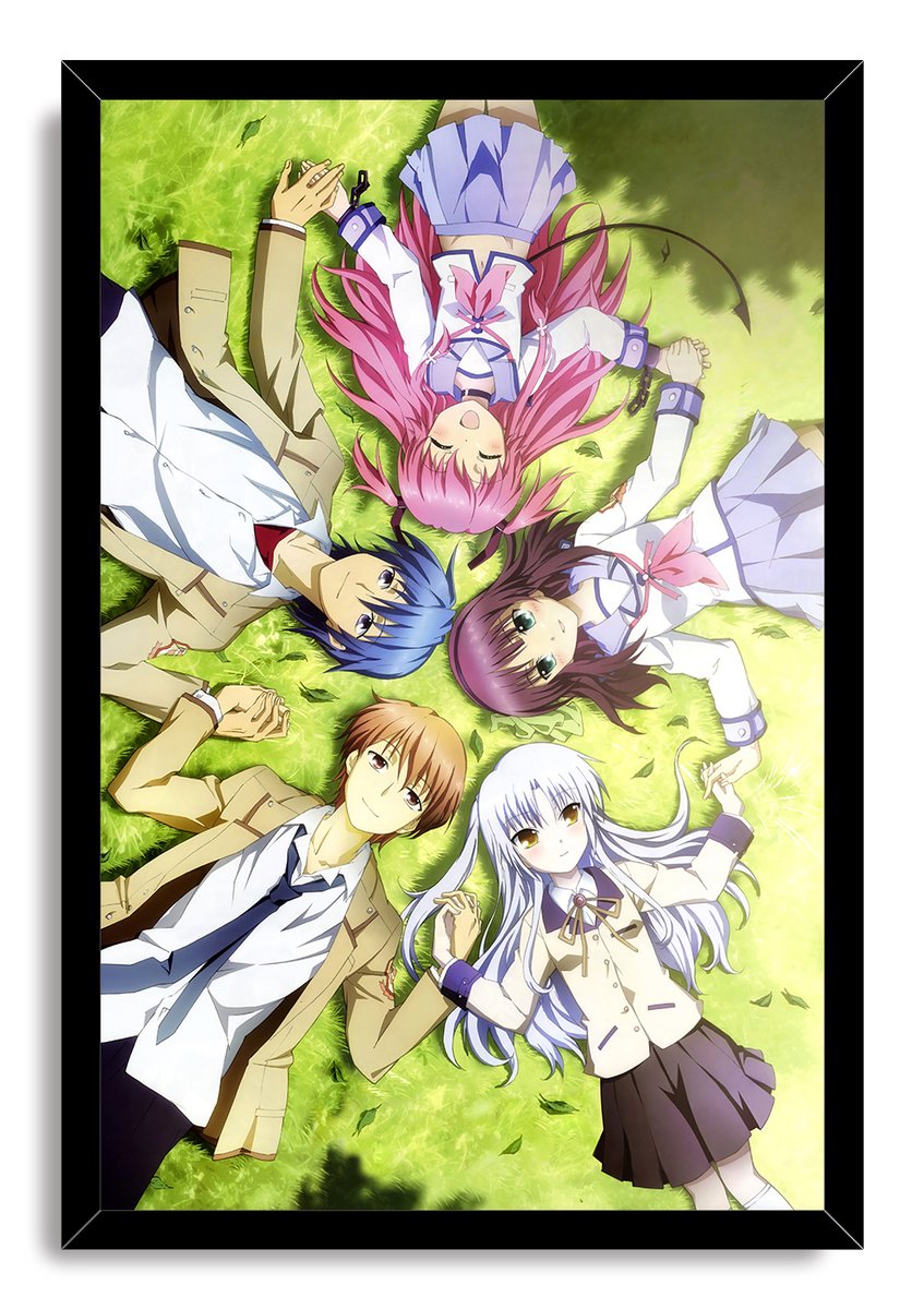 Angel Beats! Group Decorative Painting (paper and canvas) art poster printing print