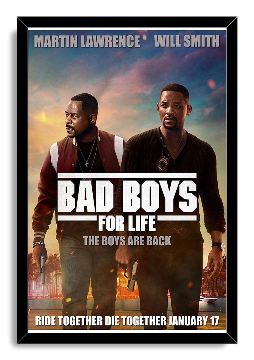 Bad Boys For Life Martin Lawrence Will Smith Decorative Painting (paper and canvas) art poster printing print