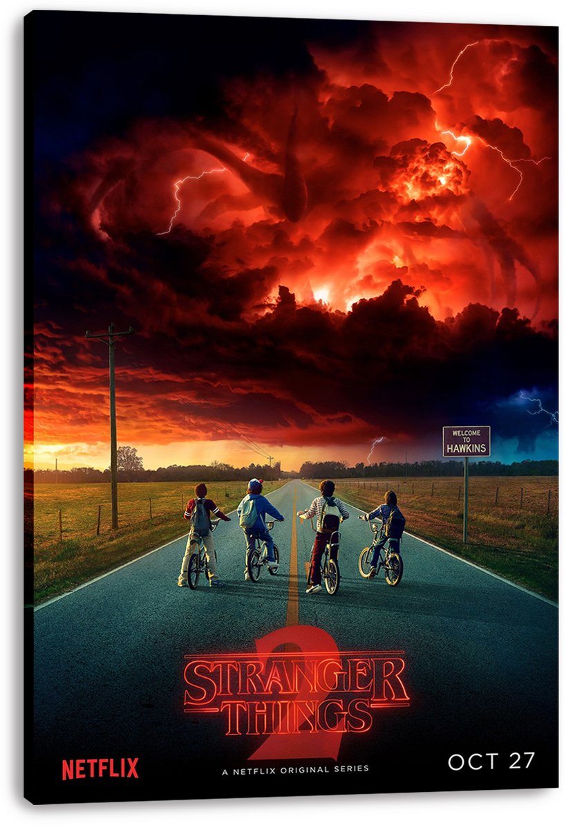 Stranger Things Season 2 Decorative Painting (paper and canvas) art poster printing print