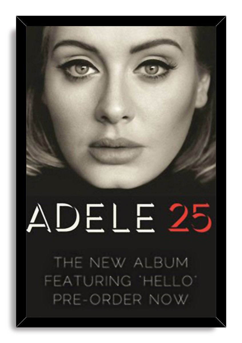 Adele 25 Album Decorative Painting (paper and canvas) art poster printing print