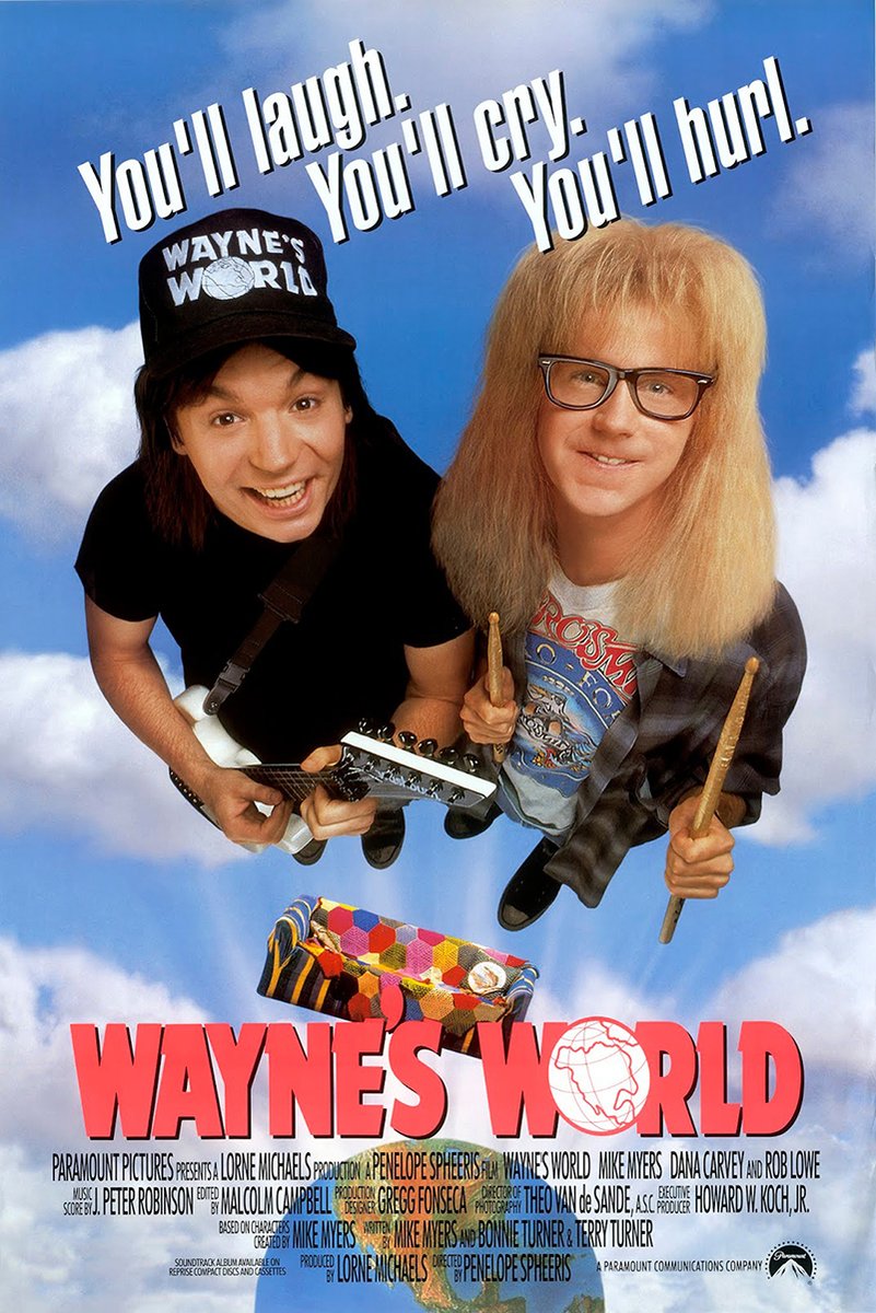 Wayne's World Wayne and Garth Decorative Painting (paper and canvas) art poster printing print