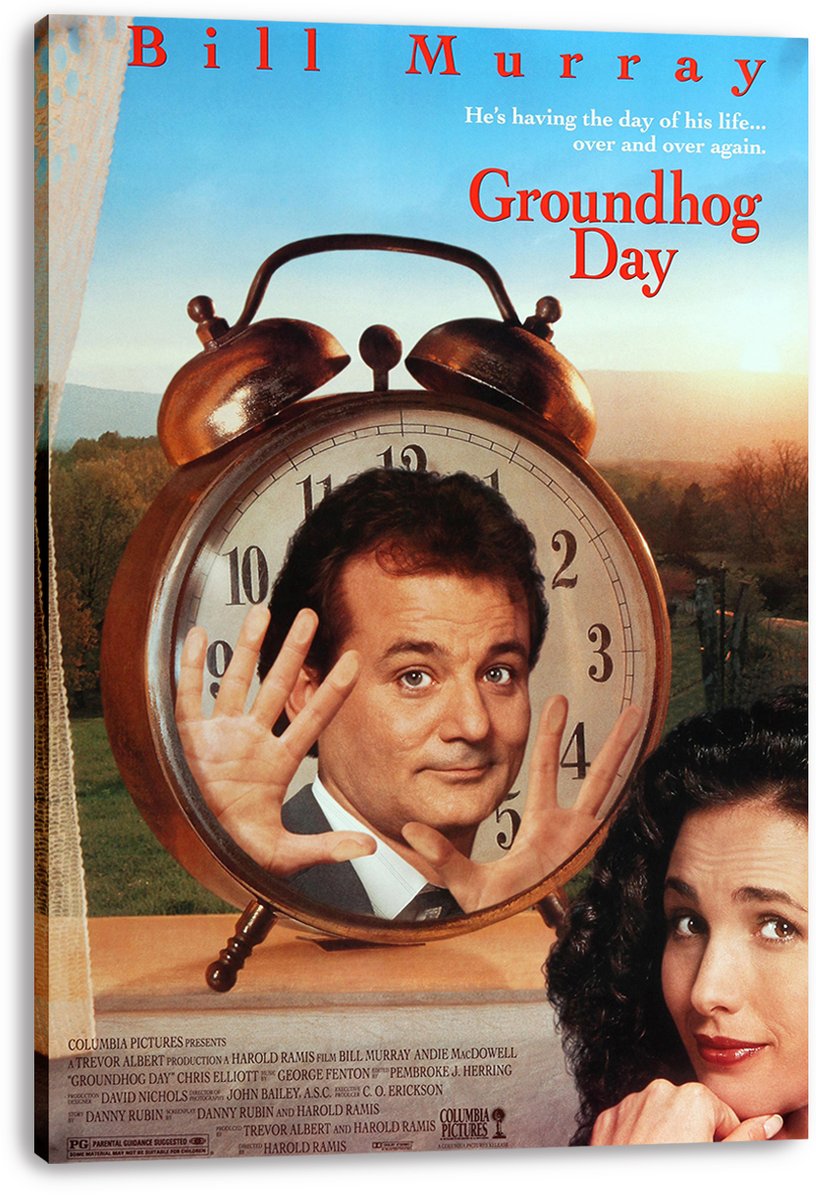 Groundhog Day Bill Murray Decorative Painting (paper and canvas) art poster printing print