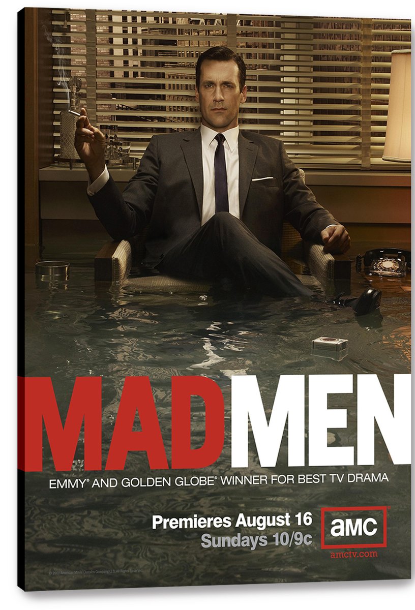 Don Draper Mad Men Decorative Painting (paper and canvas) art poster printing print