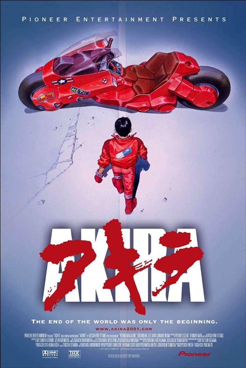 Akira Kaneda & Bike Anime Movie Poster Decorative Painting (paper and canvas) art poster printing print