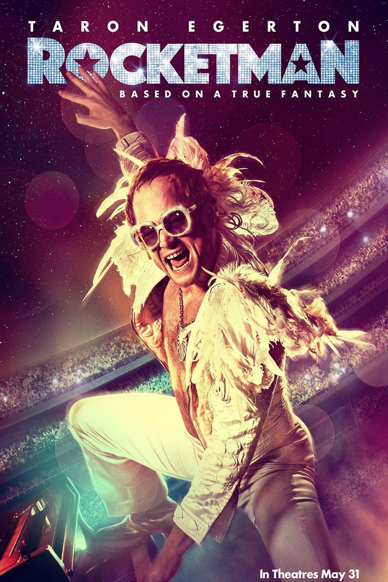 Elton John (Rocketman) Decorative Painting (paper and canvas) art poster printing print