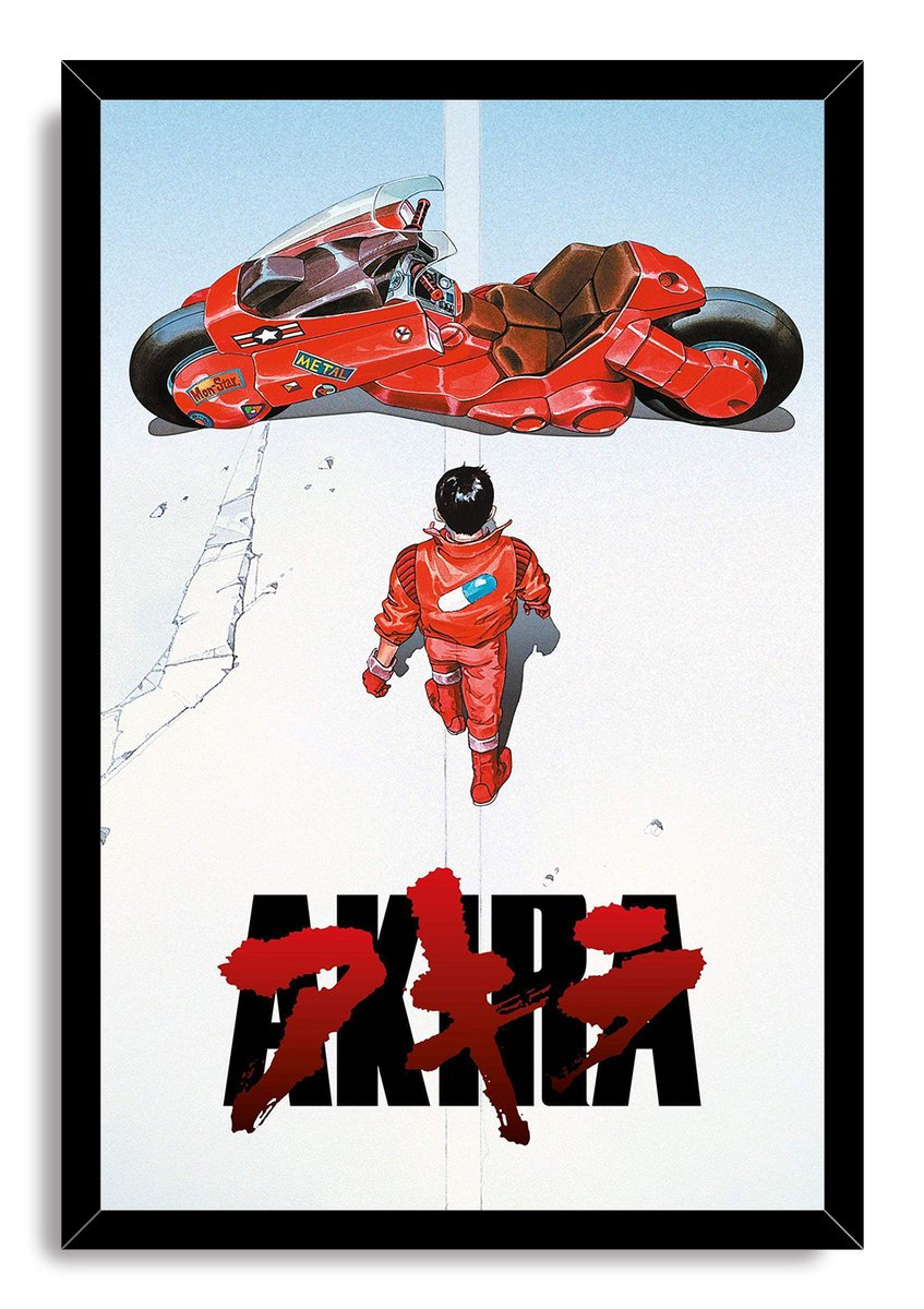 Akira Kaneda's Motorcycle Decorative Painting (paper and canvas) art poster printing print