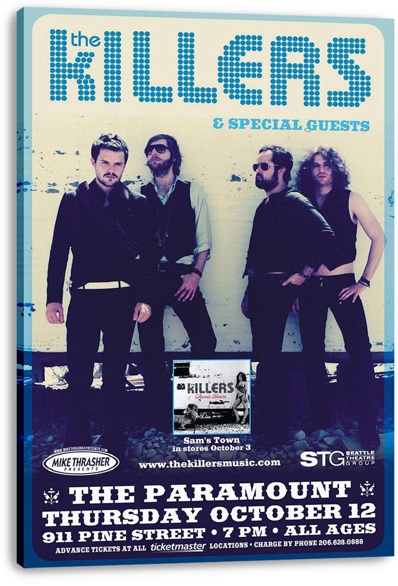 The Killers Band Decorative Painting (paper and canvas) art poster printing print