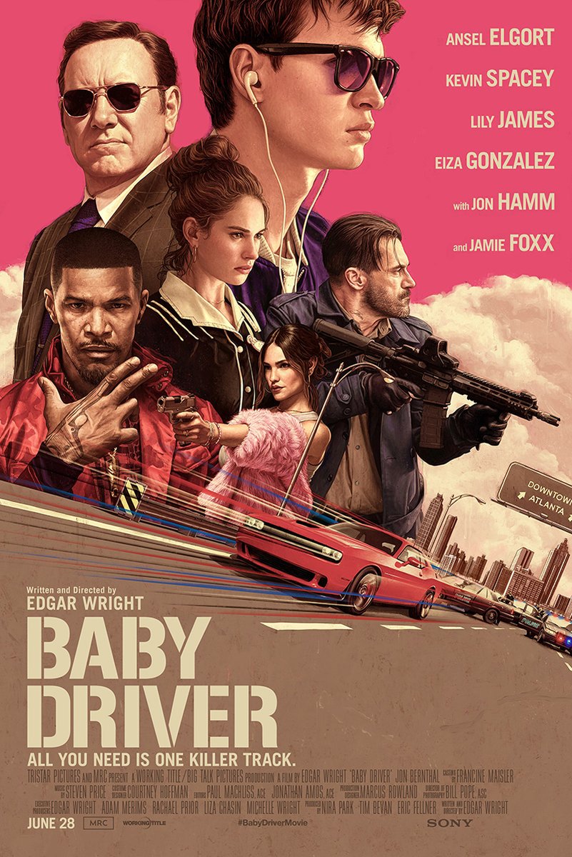 Baby Driver Movie Poster Decorative Painting (paper and canvas) art poster printing print