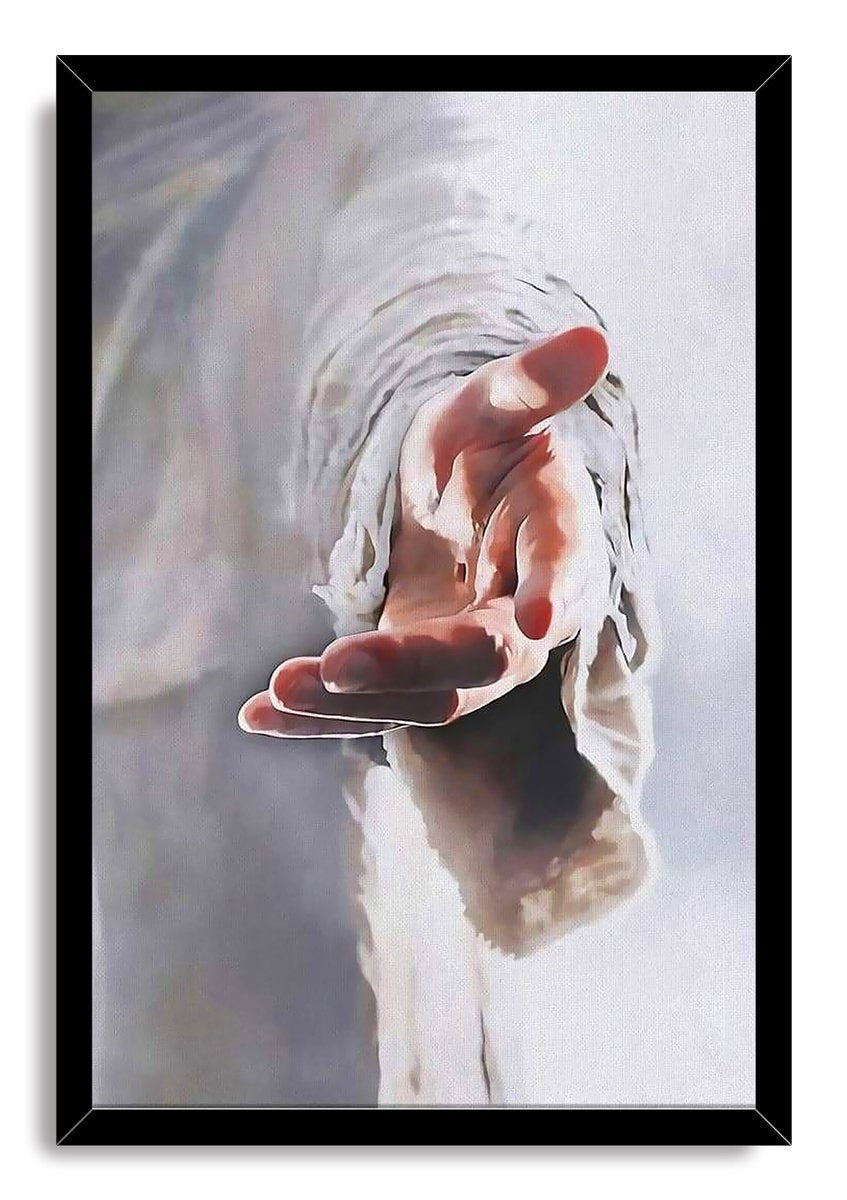 Outstretched Hand Decorative Painting (paper and canvas) art poster printing print