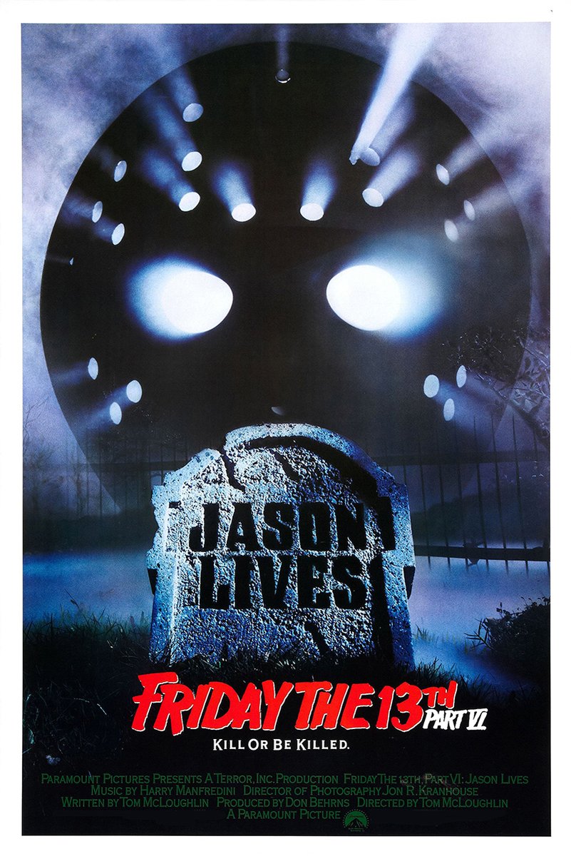 Friday the 13th Jason Lives Horror Movie Decorative Painting (paper and canvas) art poster printing print