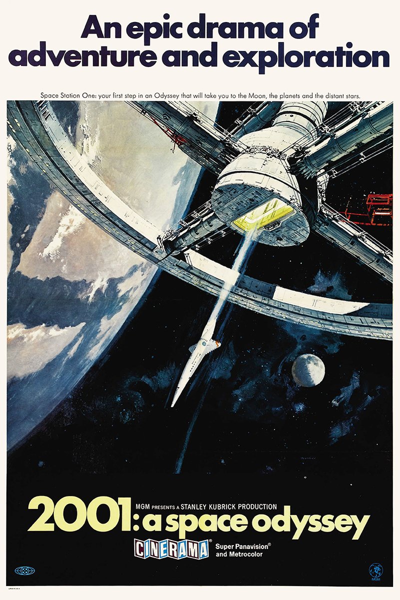 2001: A Space Odyssey Decorative Painting (paper and canvas) art poster printing print