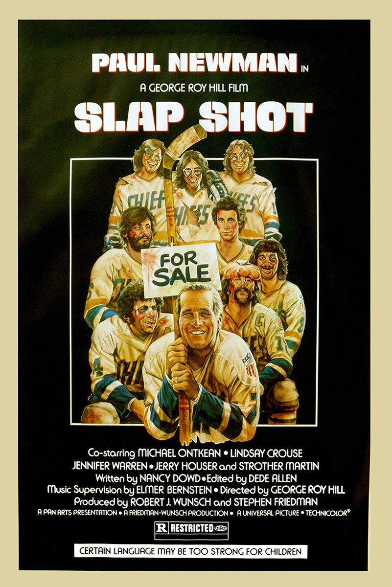 Slap Shot Paul Newman Hockey Movie Decorative Painting (paper and canvas) art poster printing print