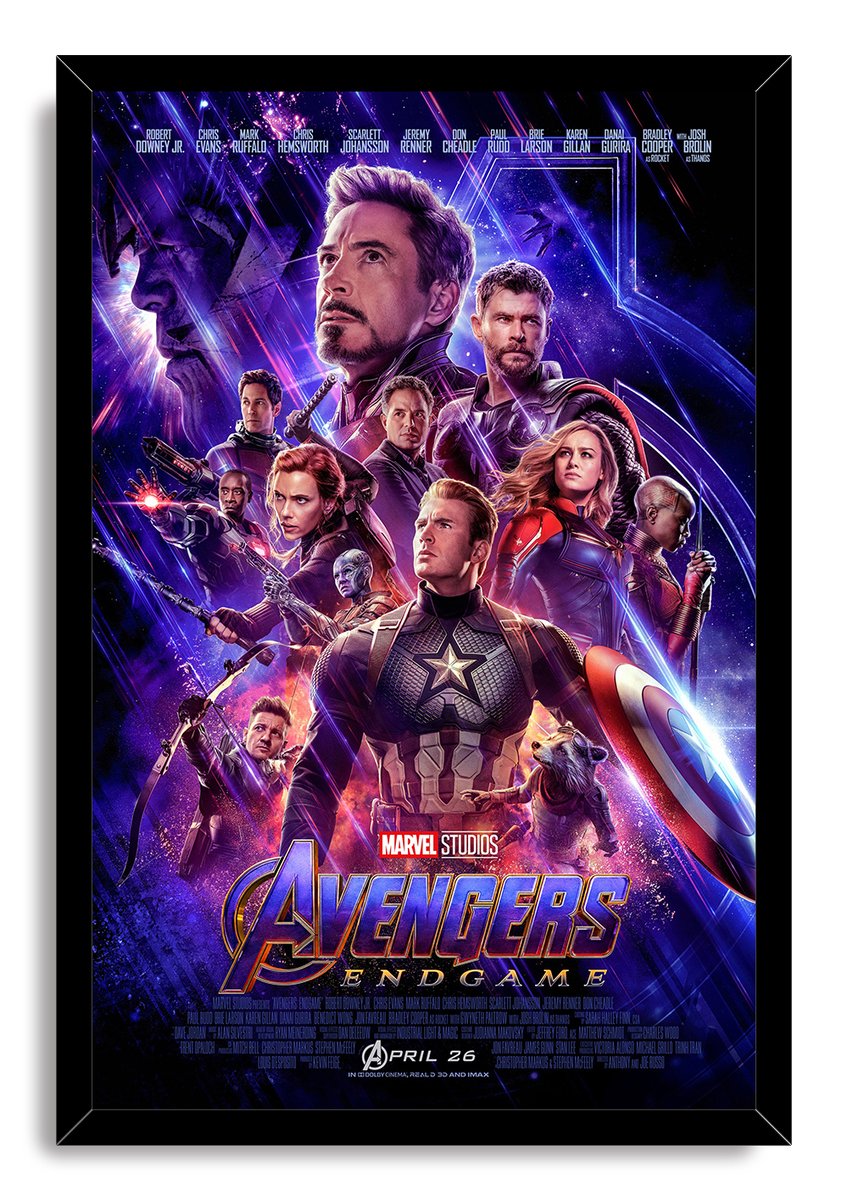 Marvel Avengers Endgame Characters Decorative Painting (paper and canvas) art poster printing print