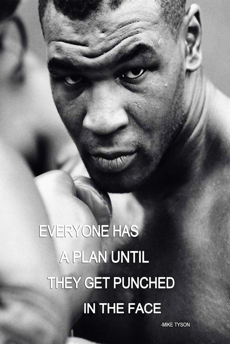 Mike Tyson Decorative Painting (paper and canvas) art poster printing print