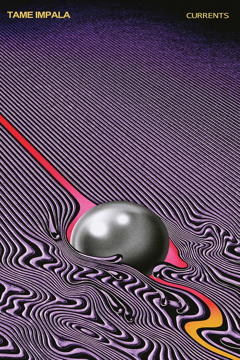 Tame Impala Currents Album Cover Art Decorative Painting (paper and canvas) art poster printing print