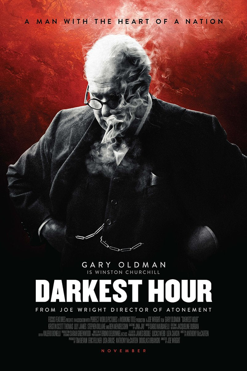 Winston Churchill 'Darkest Hour' Movie Decorative Painting (paper and canvas) art poster printing print