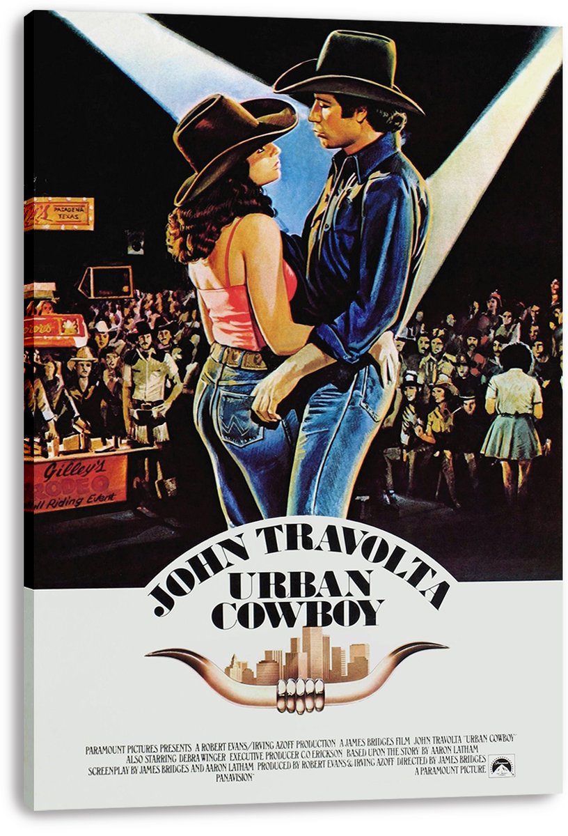 John Travolta Urban Cowboy Movie Poster Decorative Painting (paper and canvas) art poster printing print