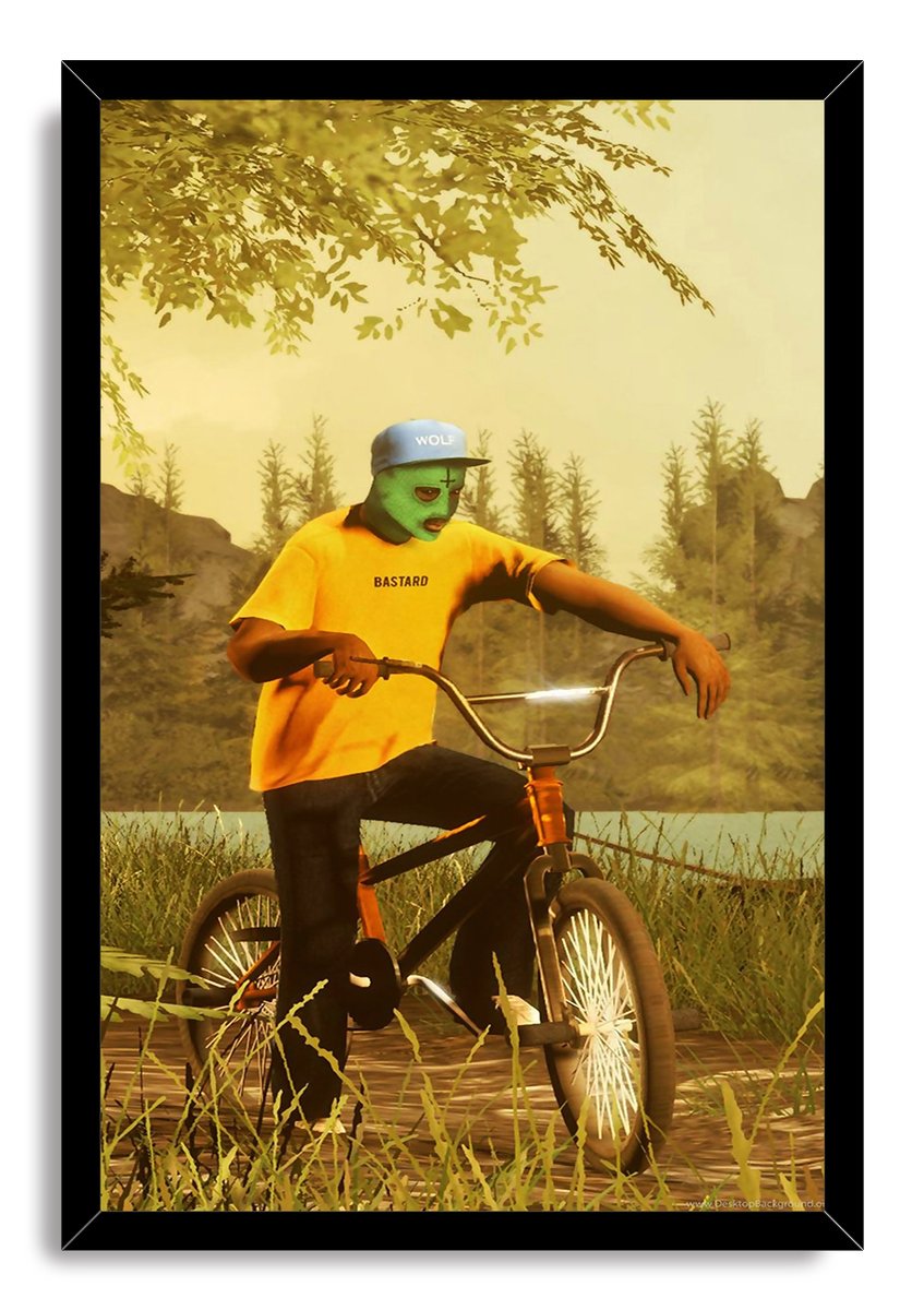 Tyler The Creator Wolf Haley Character Decorative Painting (paper and canvas) art poster printing print